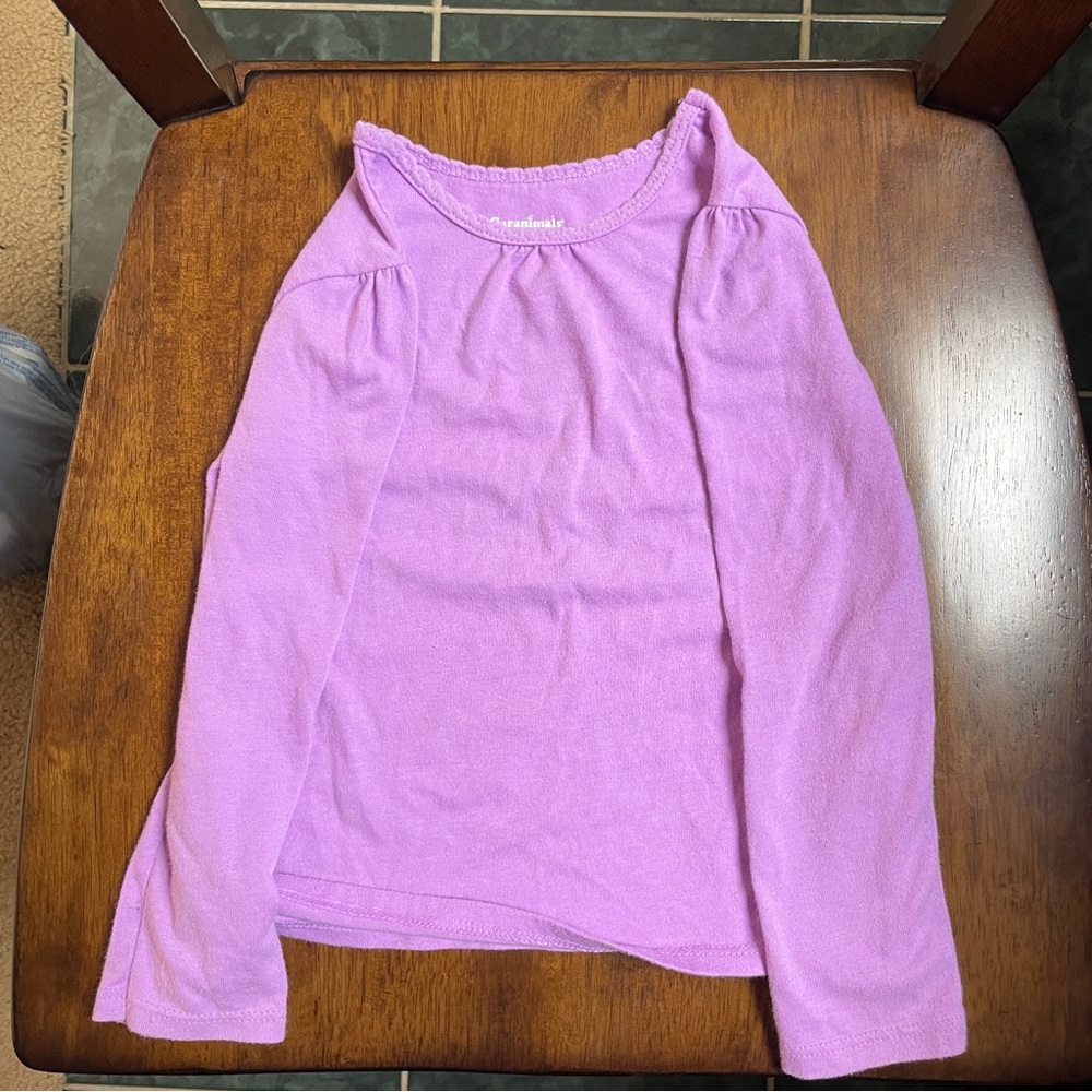 Garanimals Purple Long Sleeve Girl’s Size 4T Cotton Soft